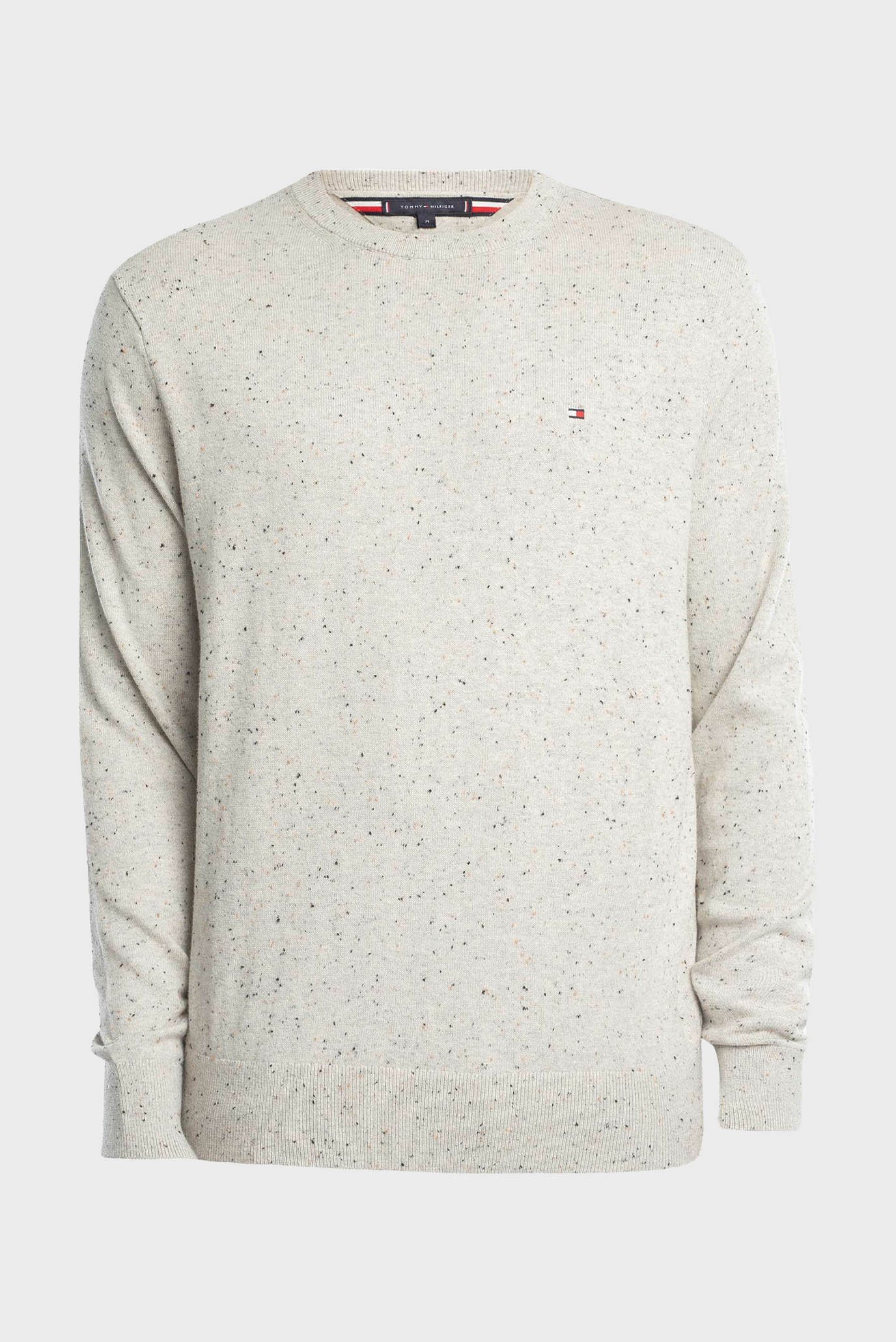 Чоловічий сірий джемпер PIMA ORG CTN CASHMERE CREW NECK 1