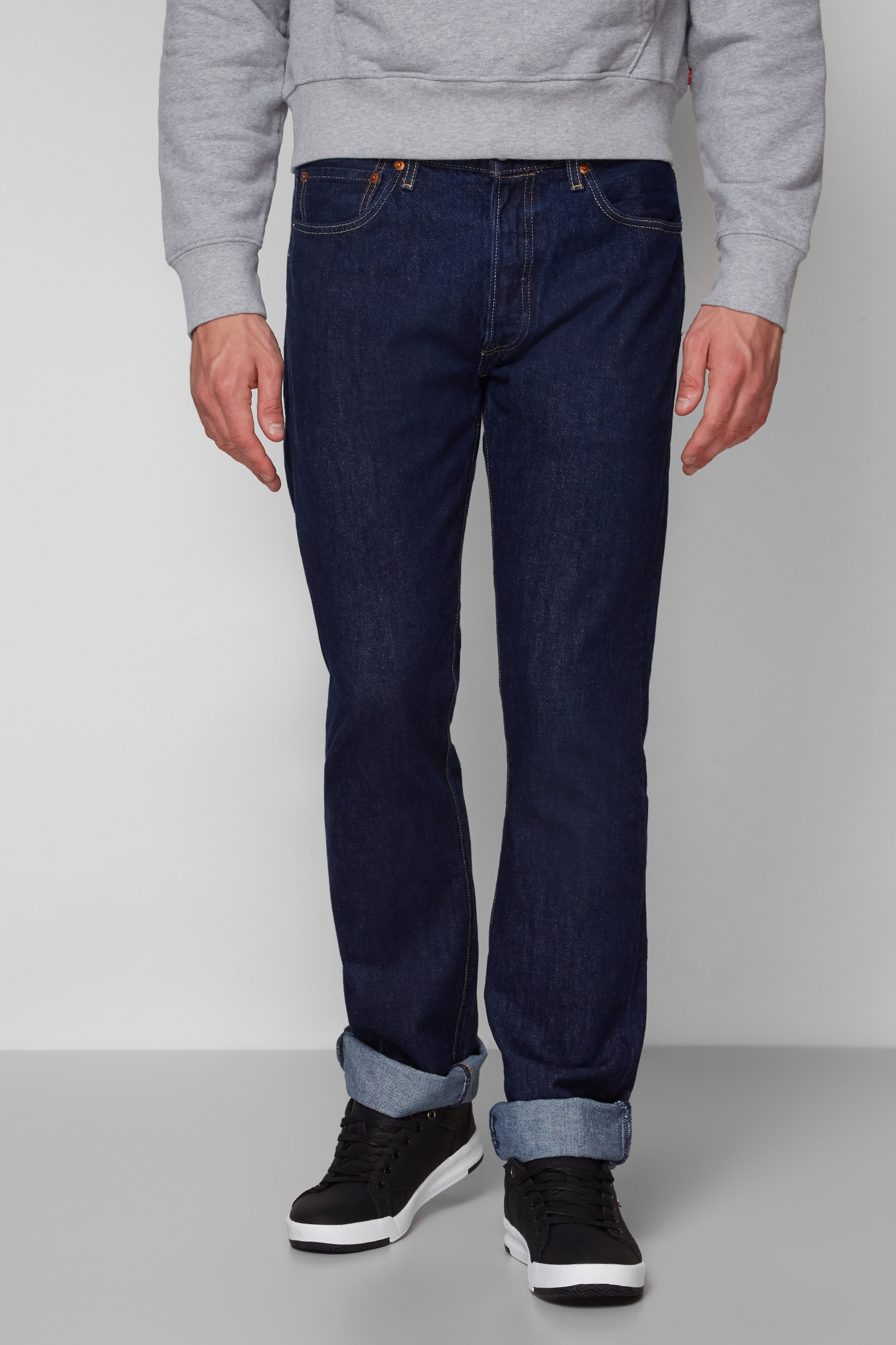 Мужские темно-синие джинсы 501® 1