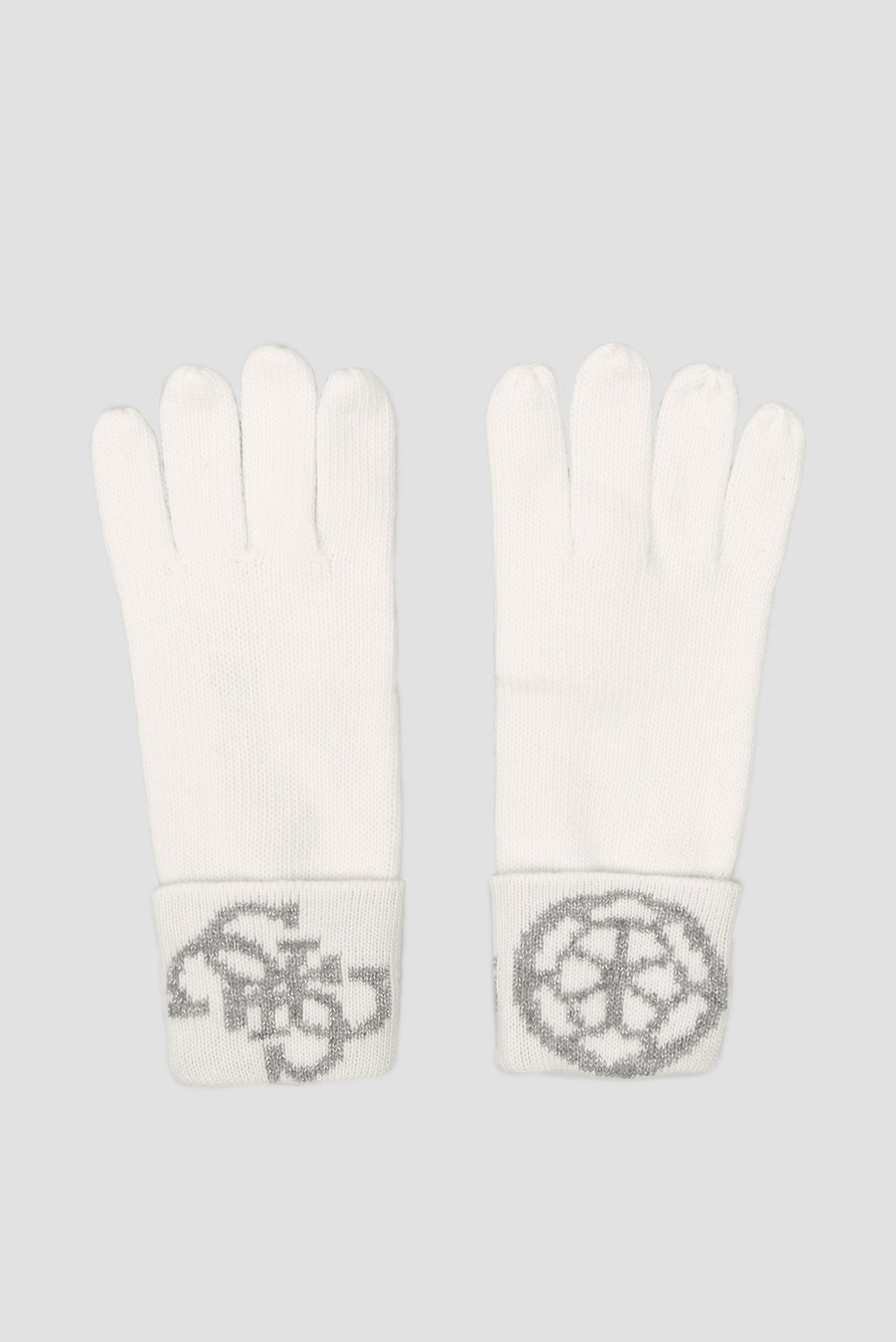 Жіночі білі рукавички 1