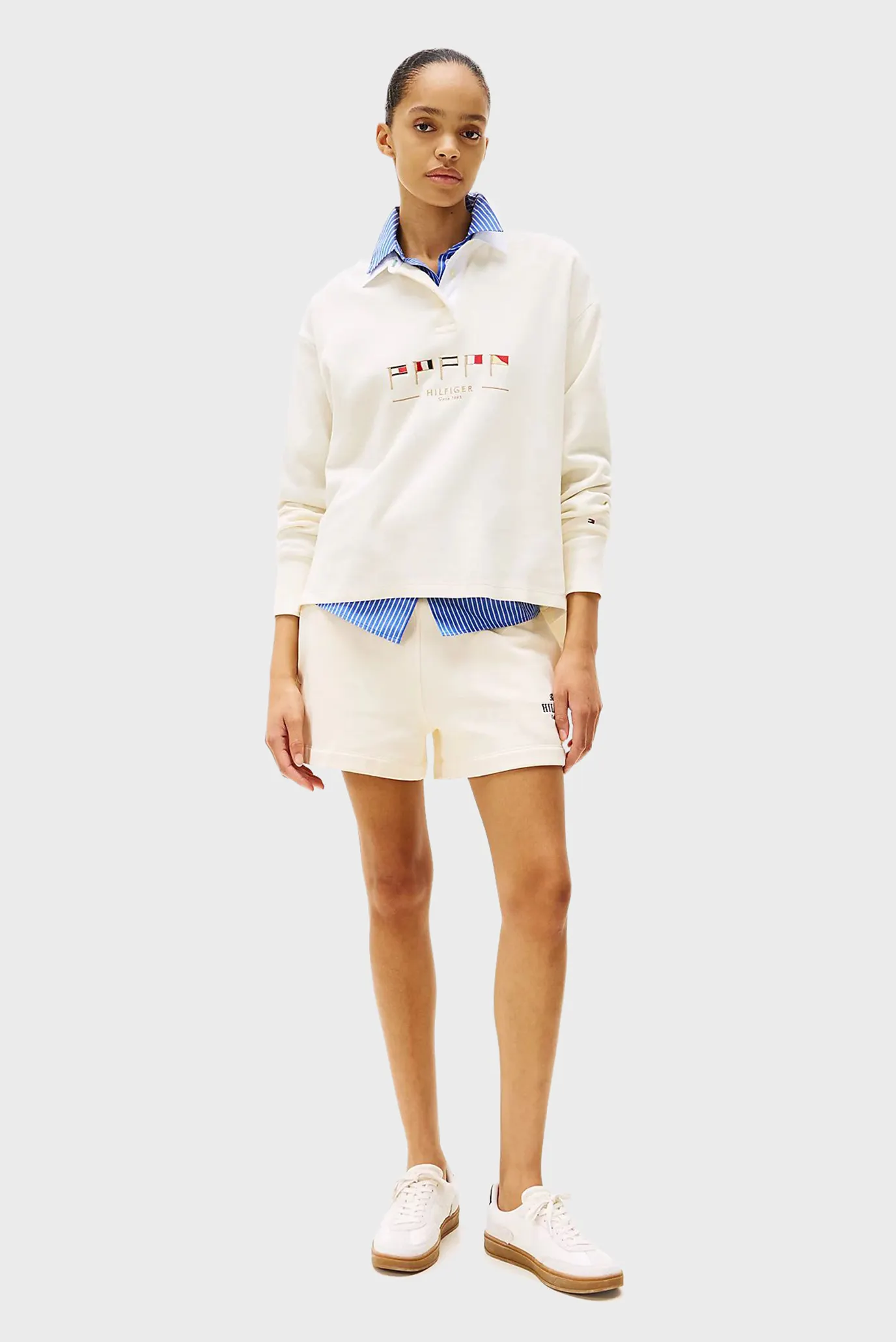 Жіноче біле поло SAIL FLAGS 3