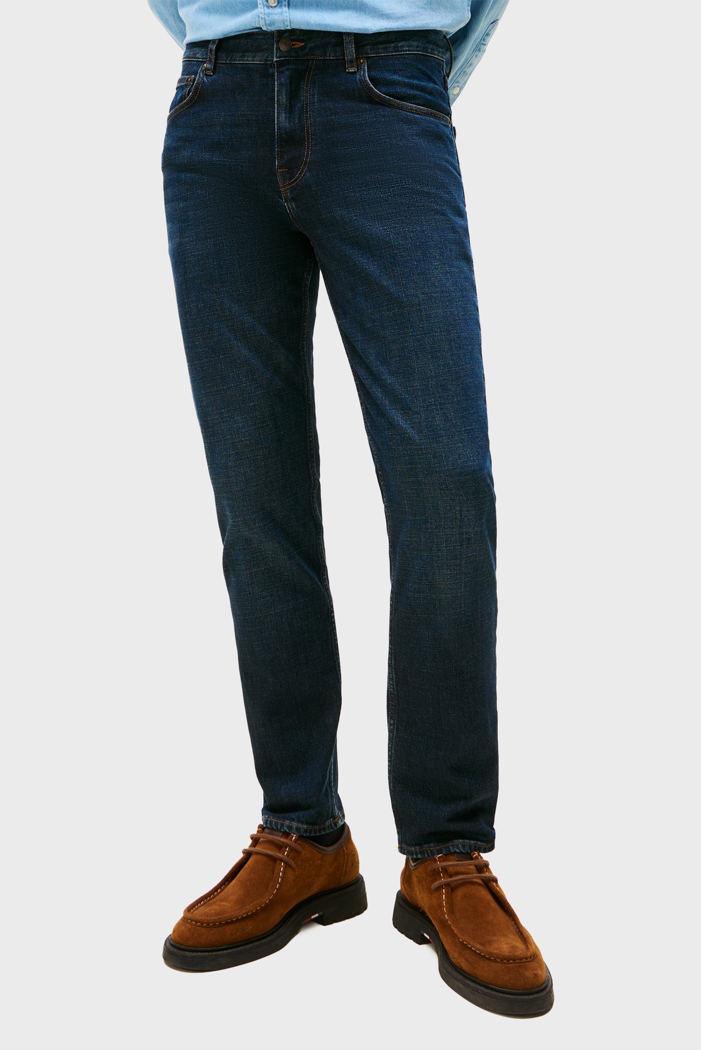 Мужские темно-синие джинсы DENTON Синий 32-32 Tommy Hilfiger MW0MW40354 Мужские темно-синие джинсы DENTON Синий 32-32 Tommy Hilfiger MW0MW40354