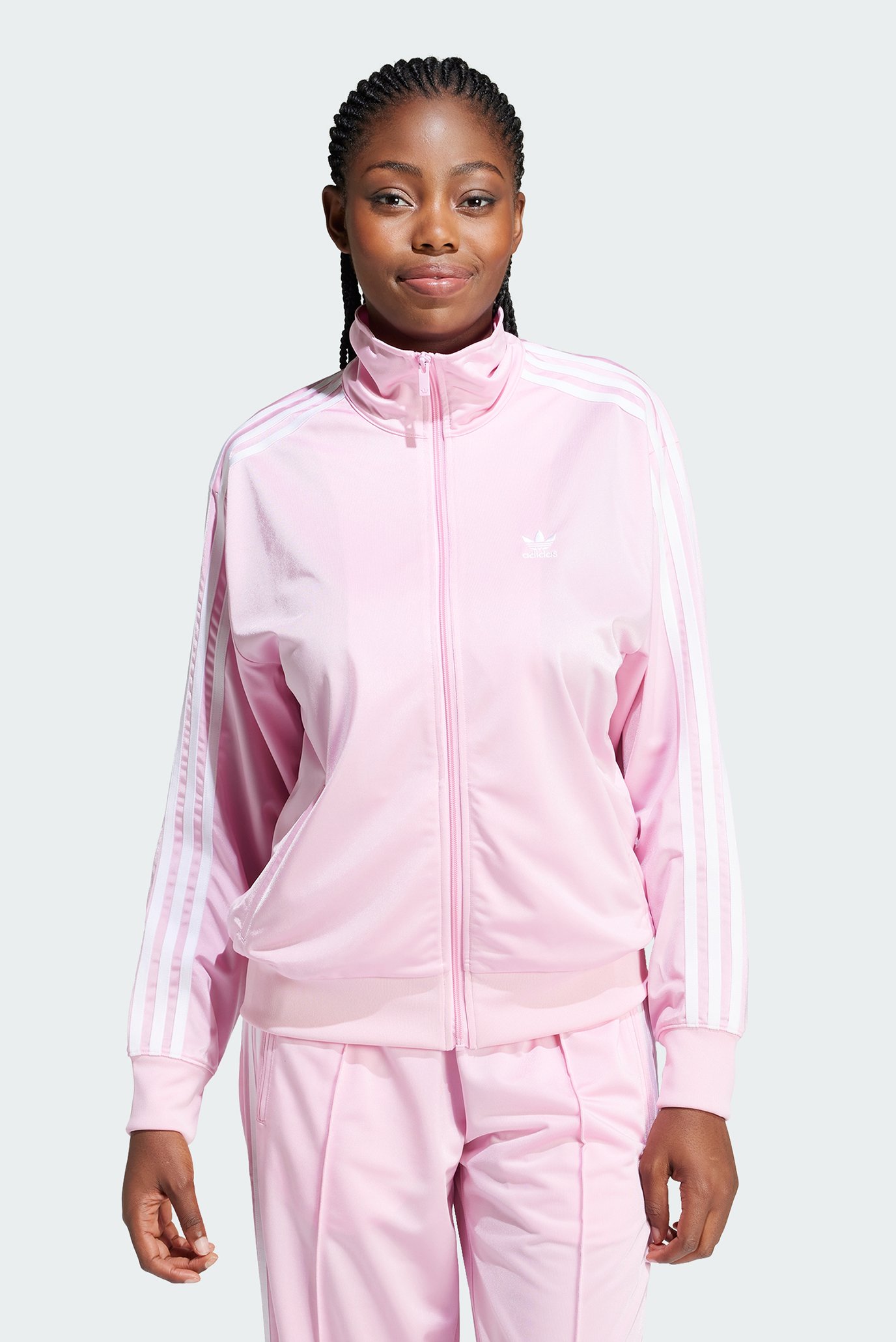 Жіноча рожева спортивная кофта Adicolor Classics Loose Firebird 1