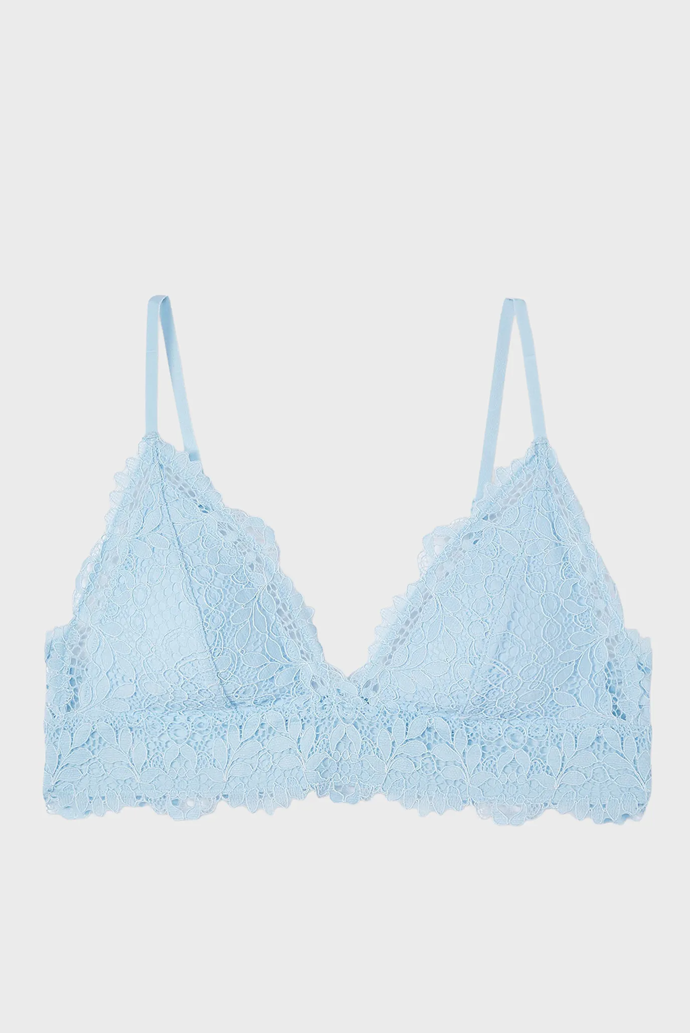 Жіночий блакитний бюстгальтер з м'якою трикутною чашкою SUCCESS 7