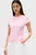Жіноча рожева футболка 5X2 RIB SLIM C-NK CAP SLV
