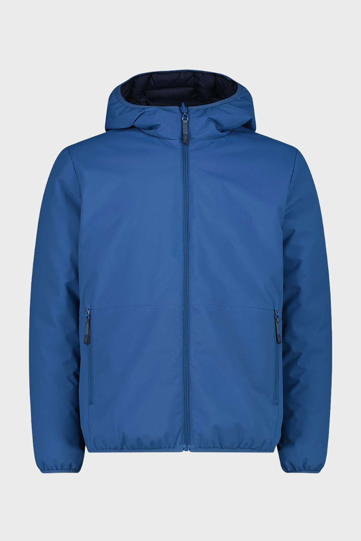 Мужская синяя двусторонняя куртка FIX HOOD FEEL W Синий 58 CMP 34K0137-N825 Мужская синяя двусторонняя куртка FIX HOOD FEEL W Синий 58 CMP 34K0137-N825