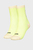 Жіночі жовті шкарпетки (2 пари) PUMA WOMEN CAT LOGO RIB SOCK