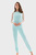 Женский голубой комплект одежды (джемпер, брюки)
