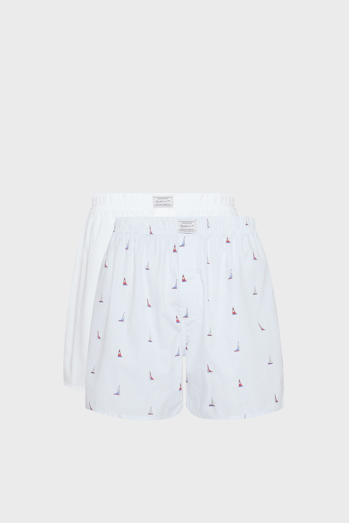 Мужские белые трусы (2 шт) BOXER SHORTS 2 PACK Белый XXL Gant 902512009 Мужские белые трусы (2 шт) BOXER SHORTS 2 PACK Белый XXL Gant 902512009