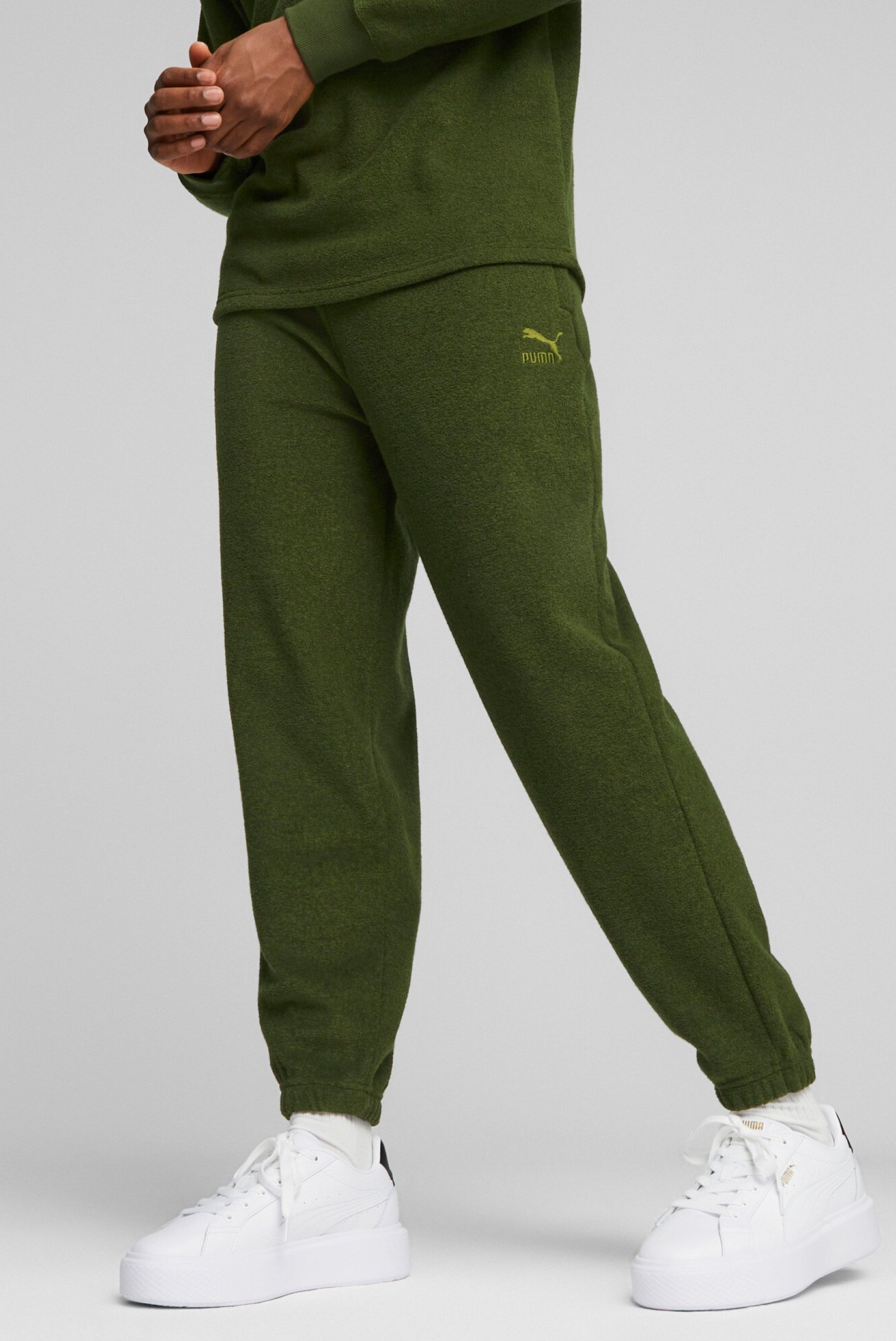 Puma fleece cheap sweatpants