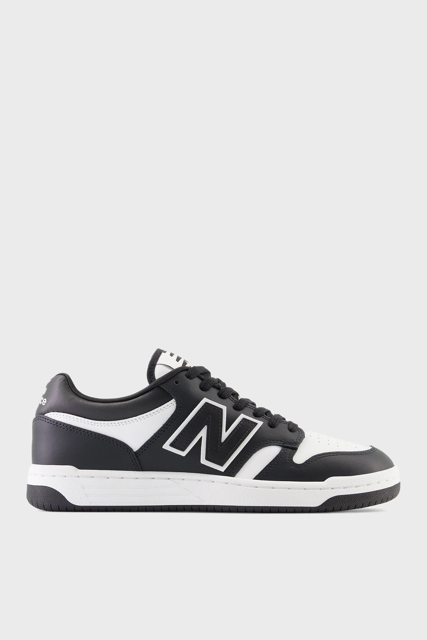Мужские кожаные кроссовки BB480 Черный 8 New Balance BB480LBA Мужские кожаные кроссовки BB480 Черный 8 New Balance BB480LBA