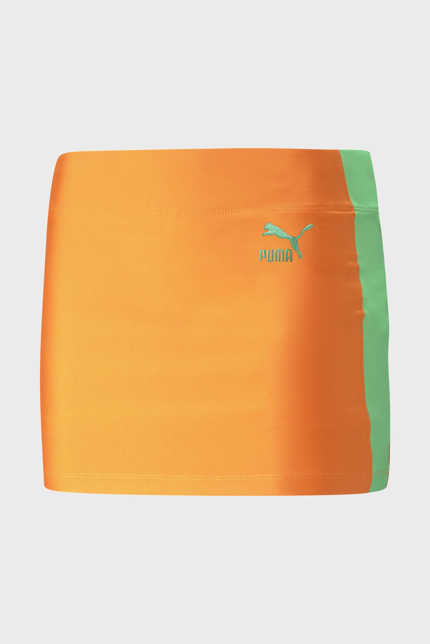 Женская оранжевая юбка PUMA x DUA LIPA Mini Skirt Women 1