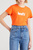 Женская оранжевая футболка