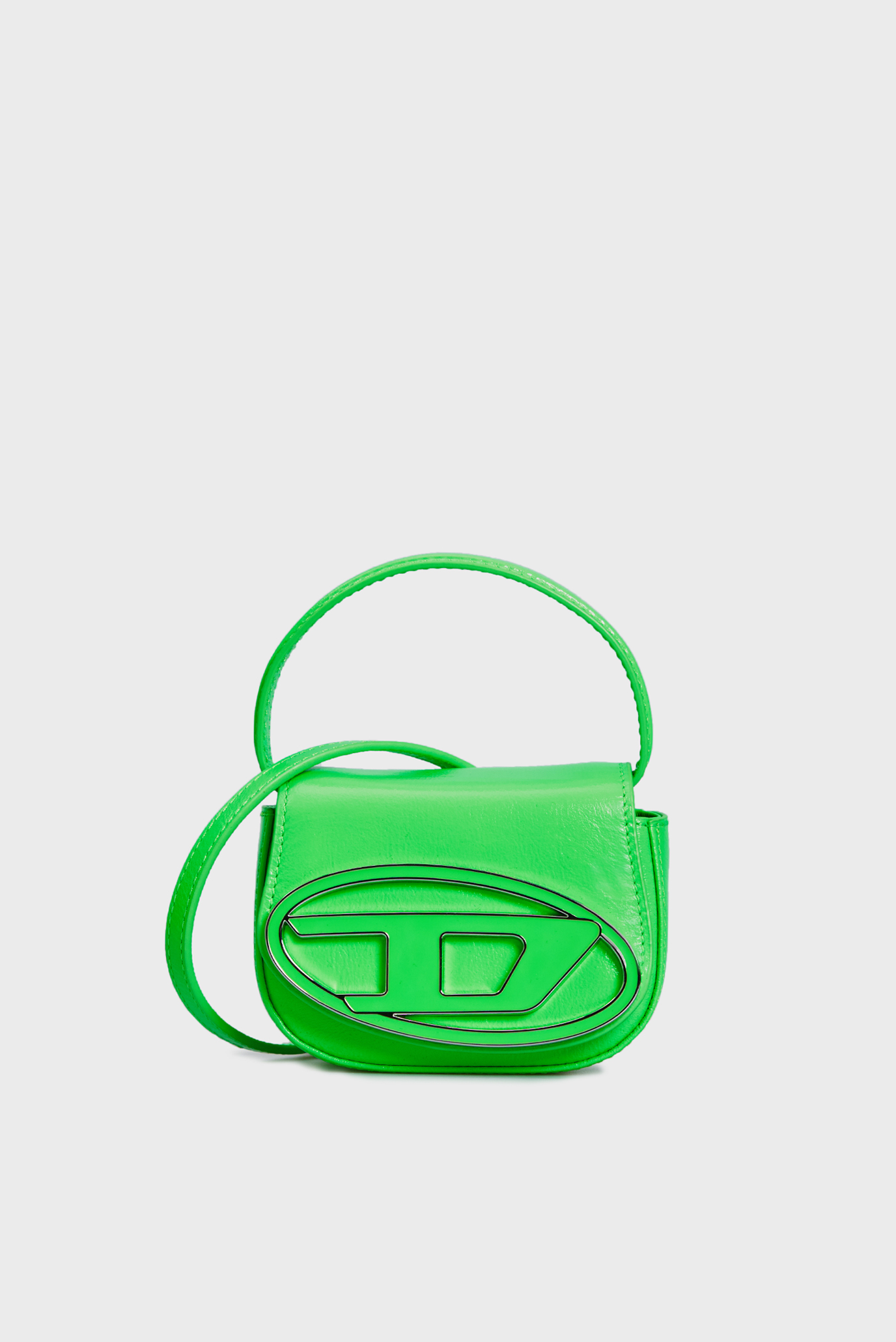 Женская зеленая кожаная сумка 1DR 1