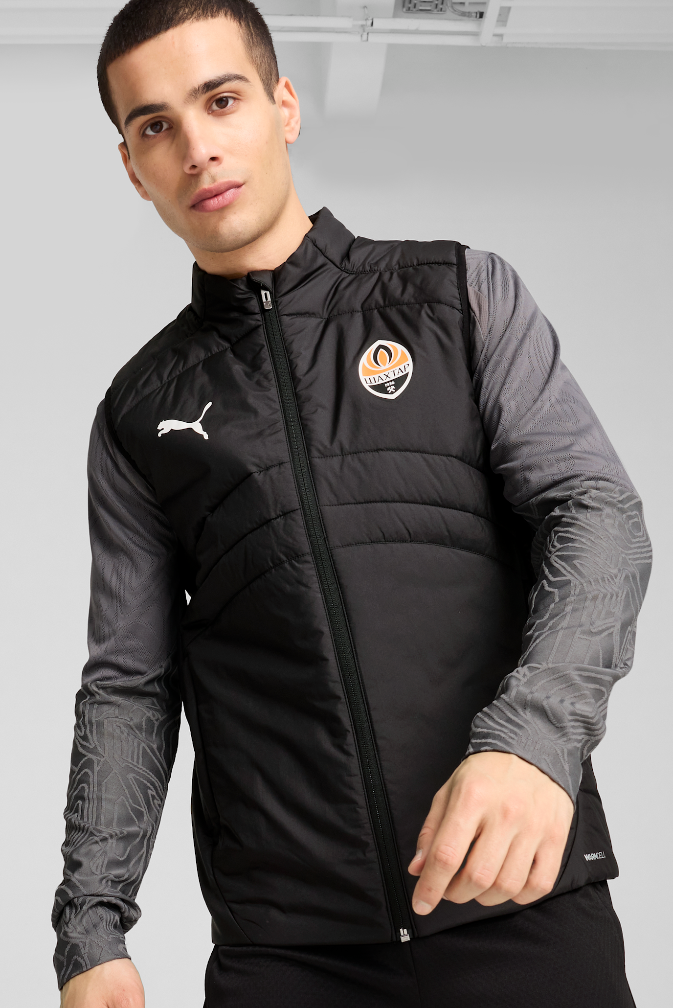 Чоловічий чорний жилет FC Shakhtar Donetsk Gilet Men 1