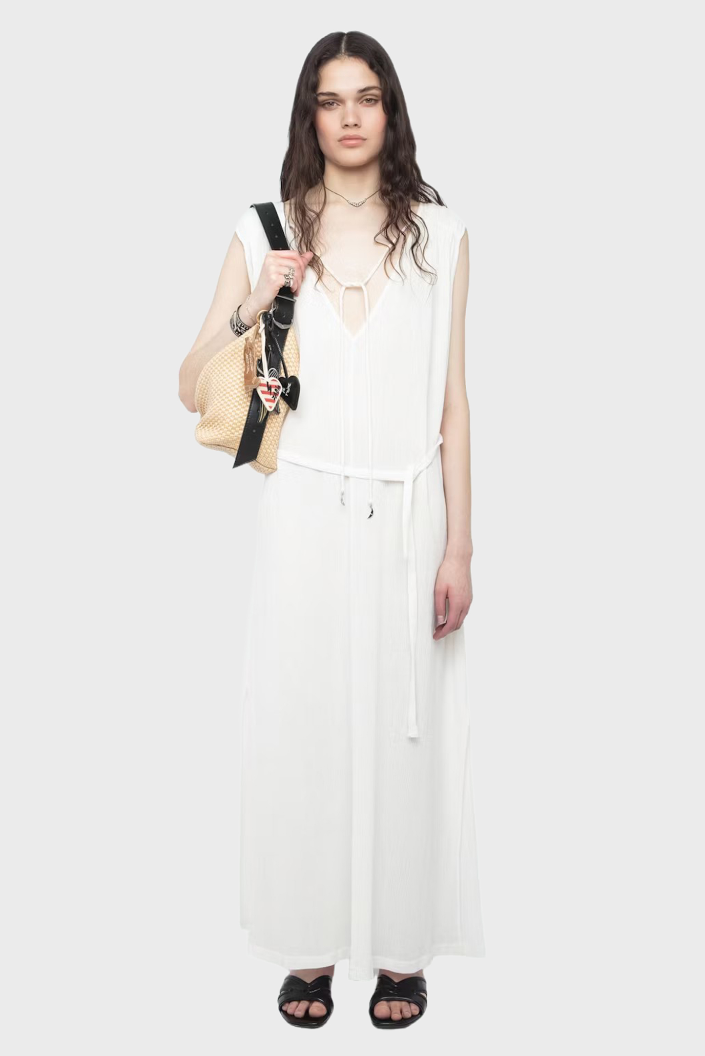 Женское белое платье Rimati Белый S ZADIG&VOLTAIRE WWDR02544_JUDO Женское белое платье Rimati Белый S ZADIG&VOLTAIRE WWDR02544_JUDO