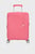 Женский розовый чемодан 55 см SOUNDBOX PINK