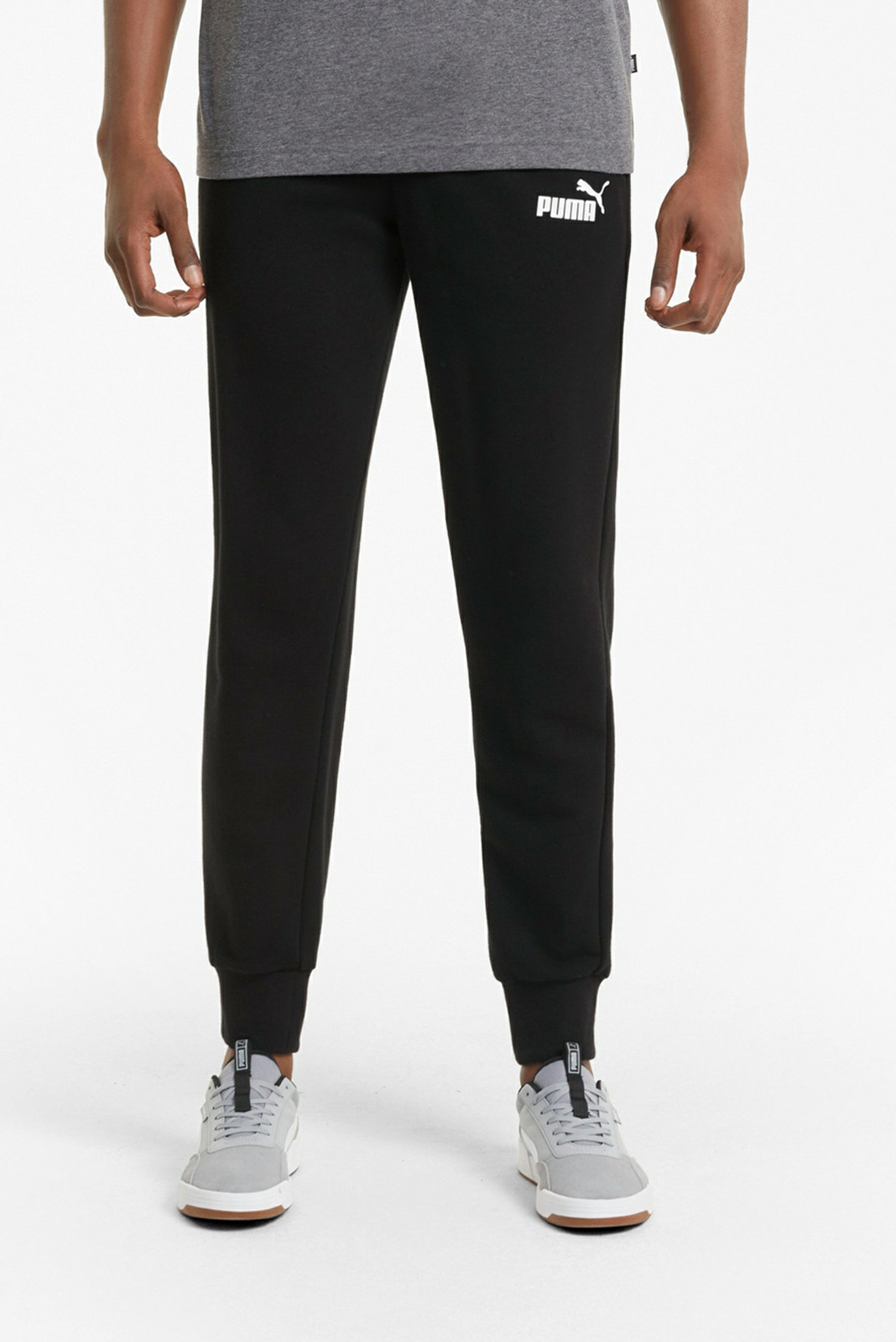 Мужские черные спортивные брюки Essentials Logo Men's Sweatpantscontent 1