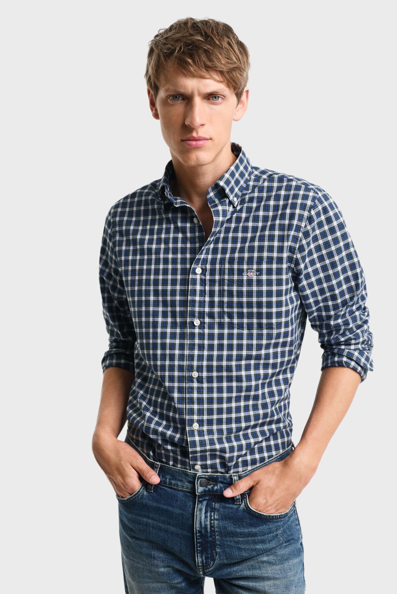 Чоловіча картата сорочка REG CLASSIC POPLIN TARTAN 1