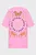 Женская розовая футболка