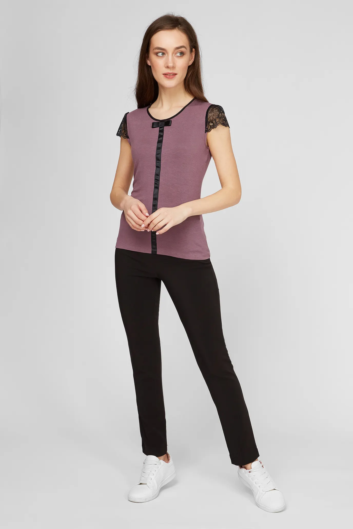 Жіночий бузковий топ 2