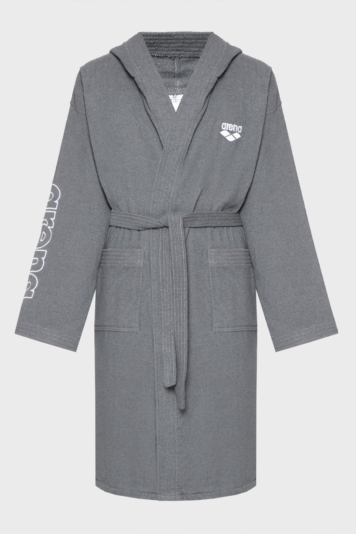 Серый халат ZEPPELIN LIGHT ROBE (унисекс) Серый M Arena 009019-510 Серый халат ZEPPELIN LIGHT ROBE (унисекс) Серый M Arena 009019-510