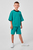 Дитячий зелений комплект одягу (світшот, шорти)