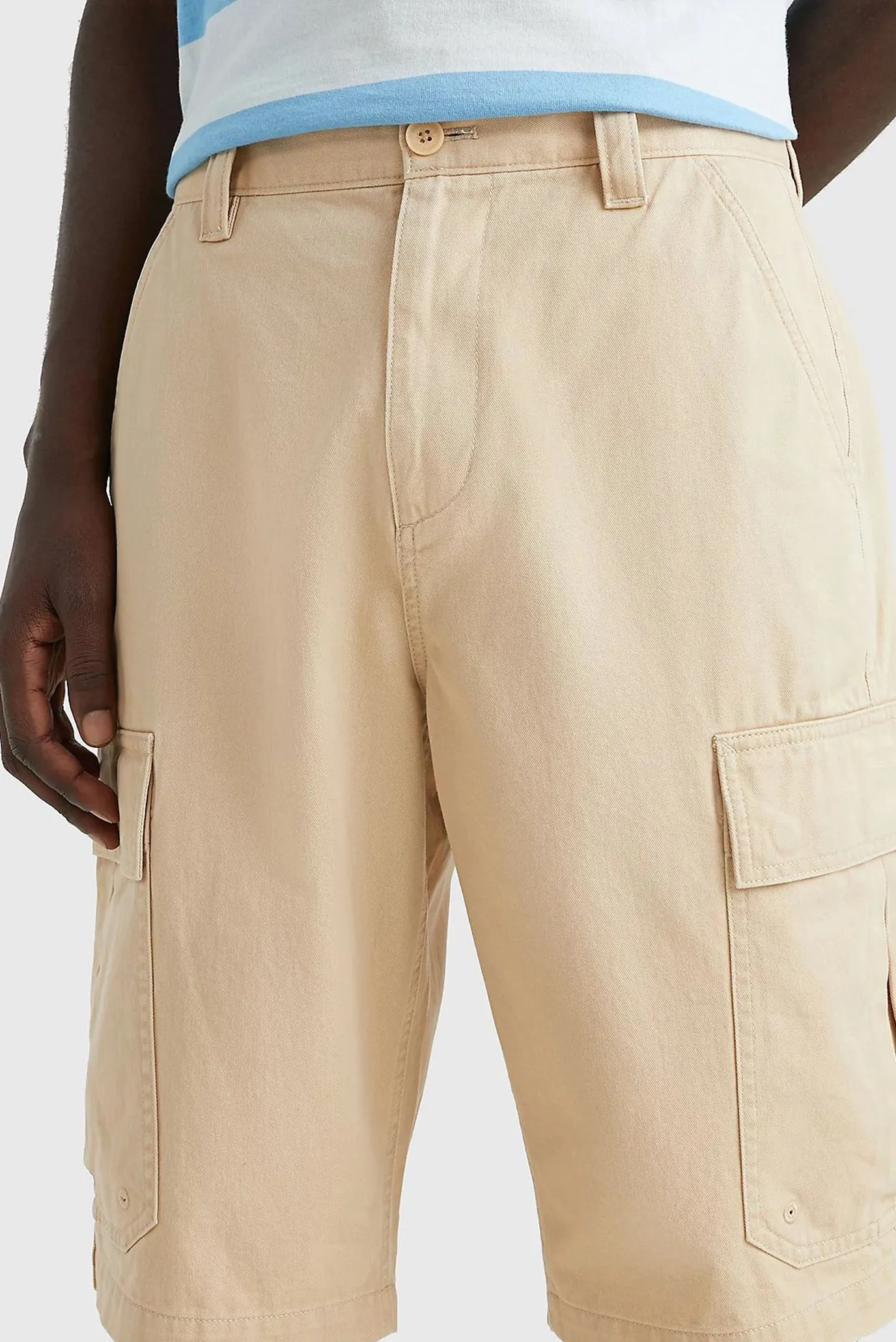 Мужские бежевые шорты TJM AIDEN BAGGY CARGO 3