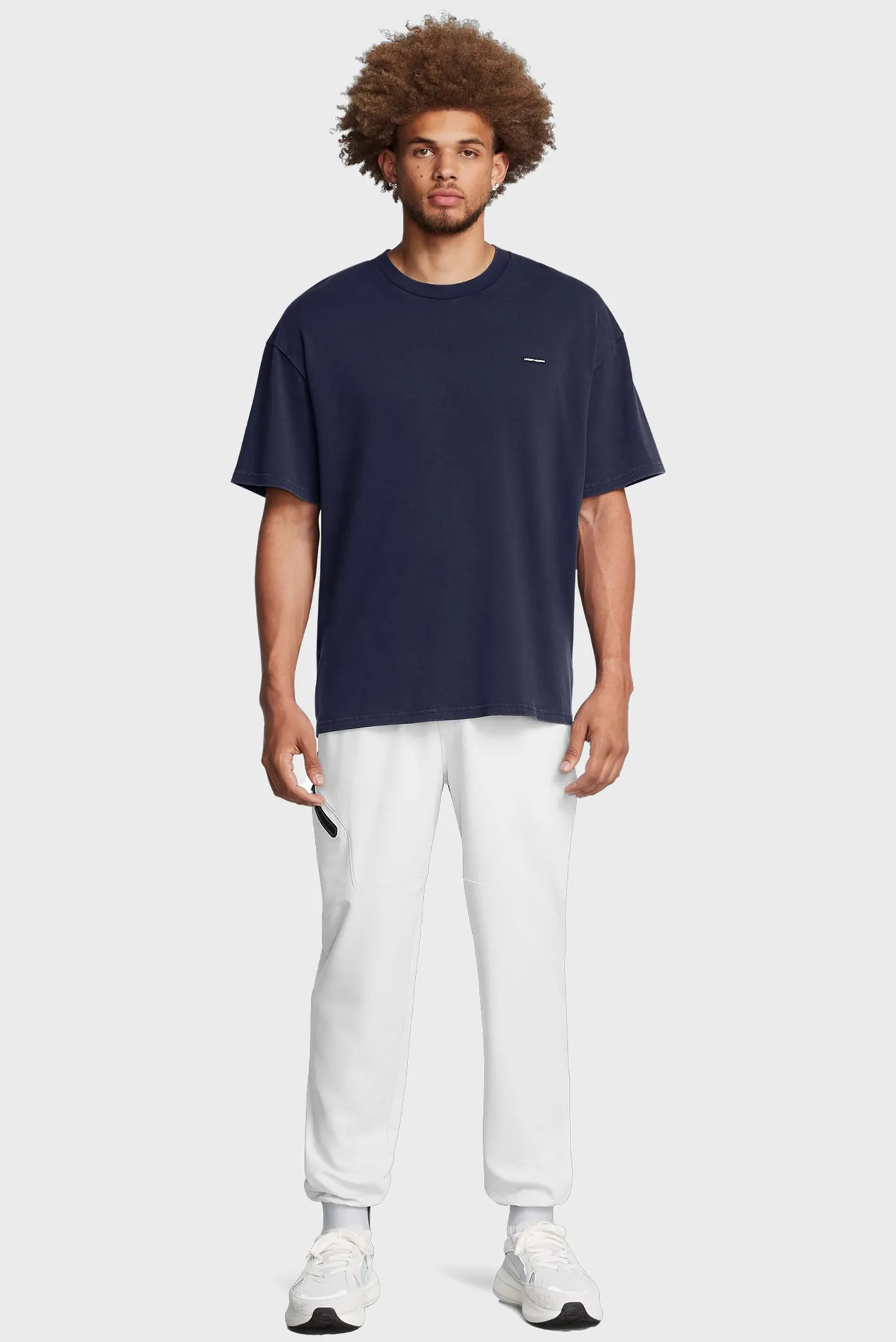 Чоловічі білі спортивні штани UA Unstoppable Woven Jogger 2