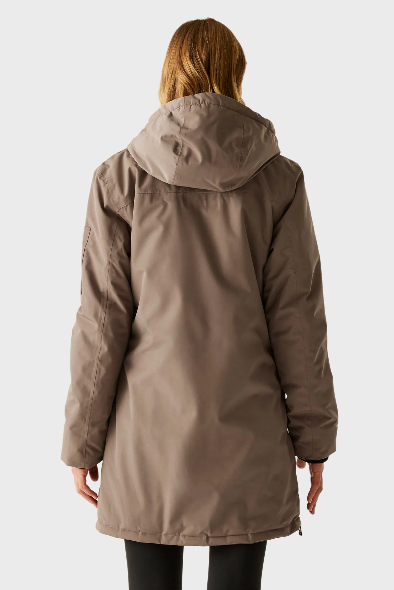 Женская коричневая парка 3