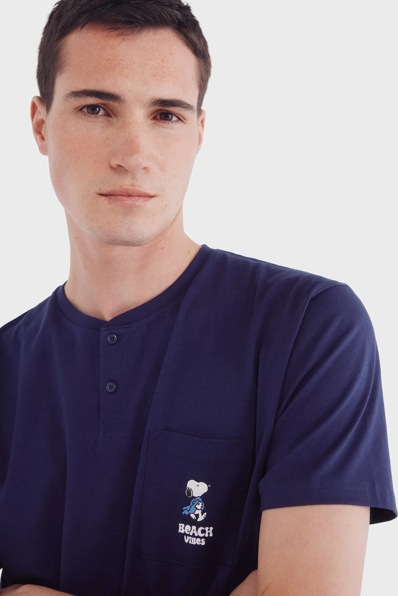 Мужская пижама (футболка, шорты) SNOOPY 4