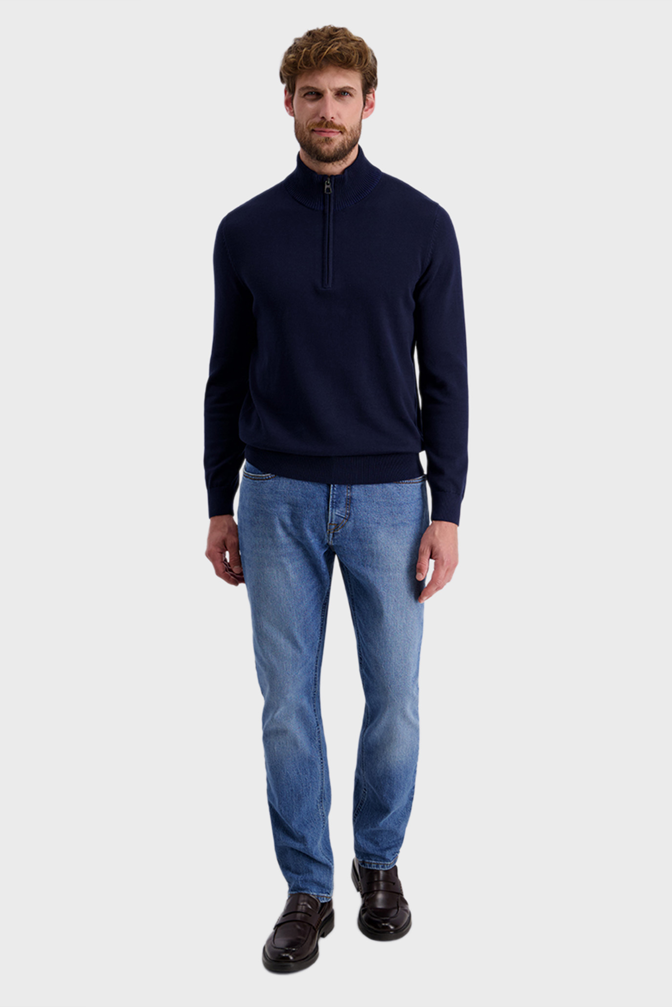 Мужская темно-синяя кофта Синий XL Pierre Cardin PC.-C5 51022.5064 Мужская темно-синяя кофта Синий XL Pierre Cardin PC.-C5 51022.5064