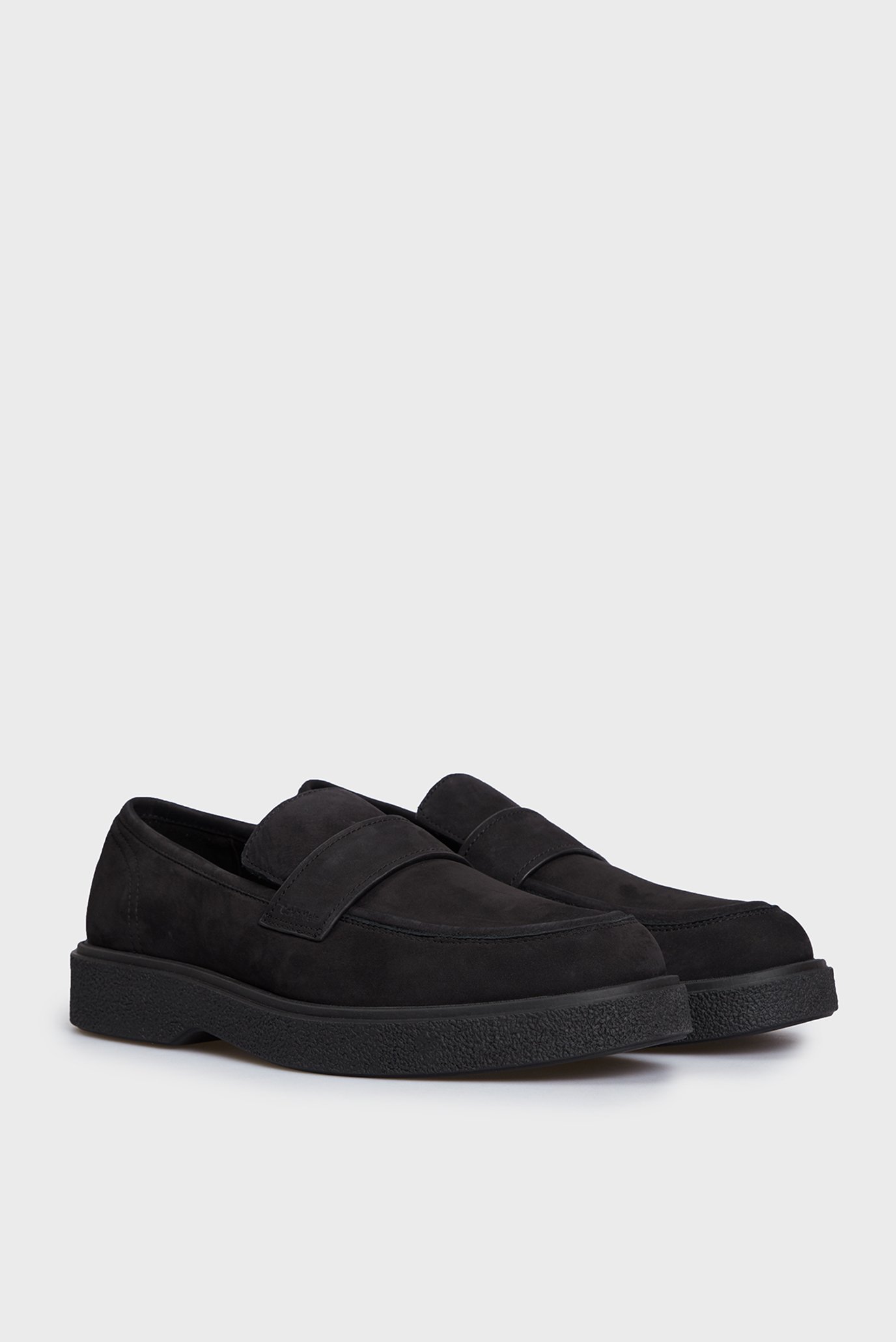 Calvin klein hotsell black suede loafers