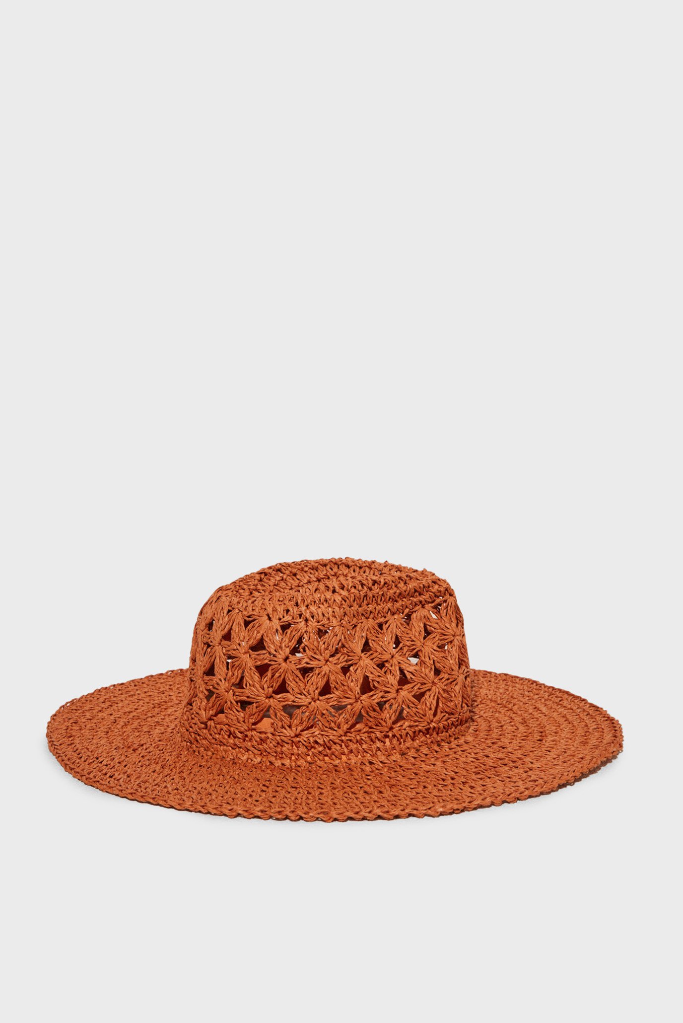 Женская рыжая шляпа 1