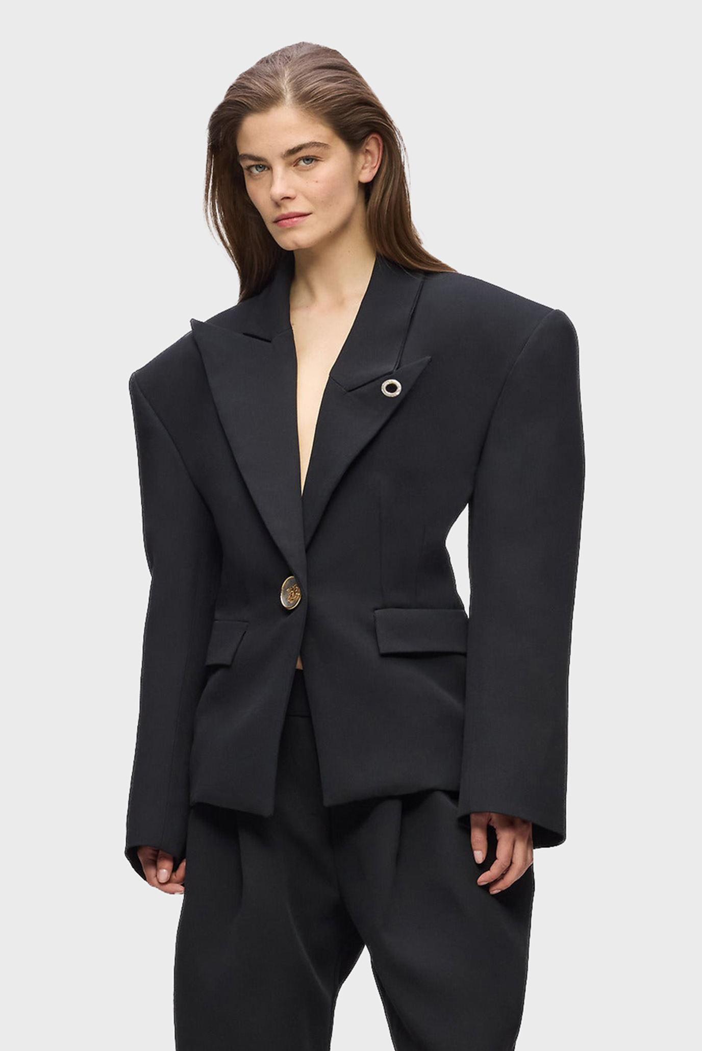 Женский черный жакет karl studio fashion Черный 38 Karl Lagerfeld A4W14065 Женский черный жакет karl studio fashion Черный 38 Karl Lagerfeld A4W14065