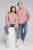Розовая спортивная кофта MMQ Polar Fleece Sweatshirt (унисекс)
