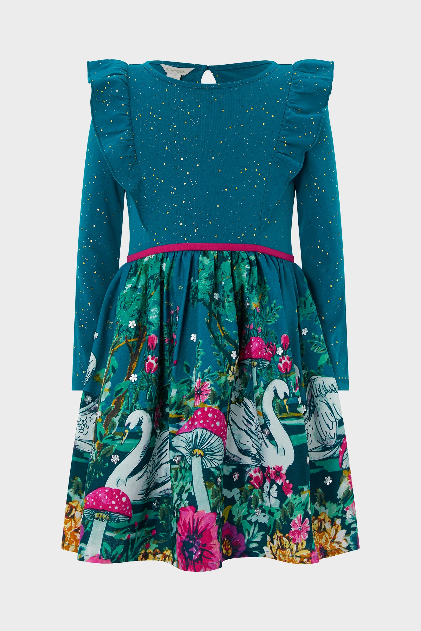 Детское зеленое платье Adena 2 in 1 Dress 1