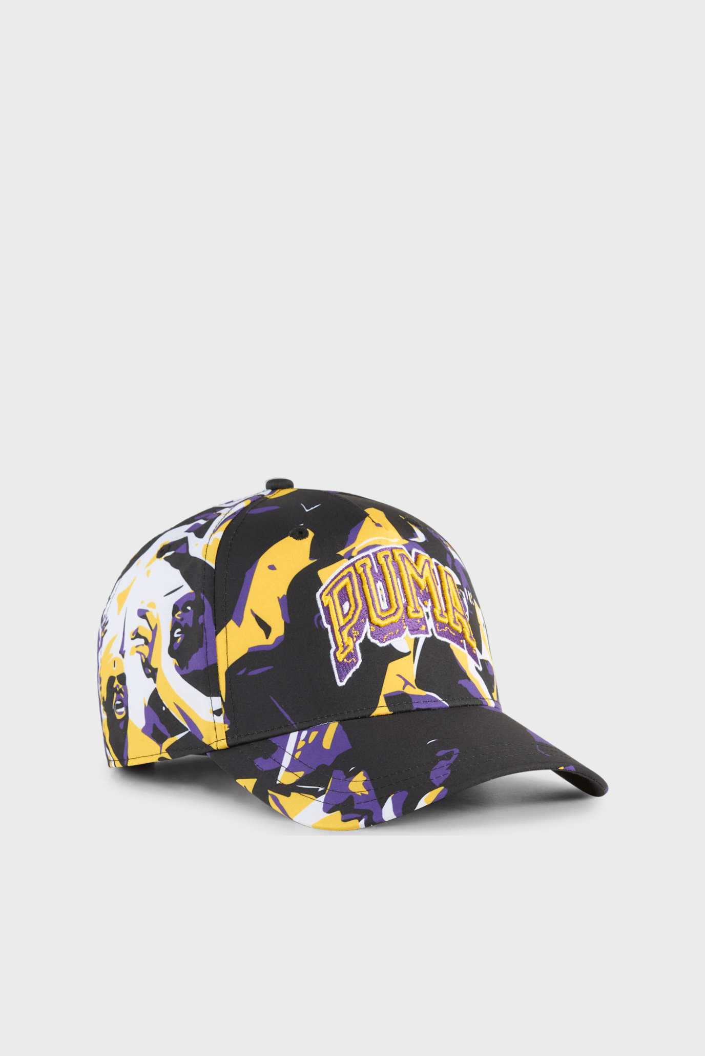 Чорна кепка з візерунком Low Curve Basketball Cap 1