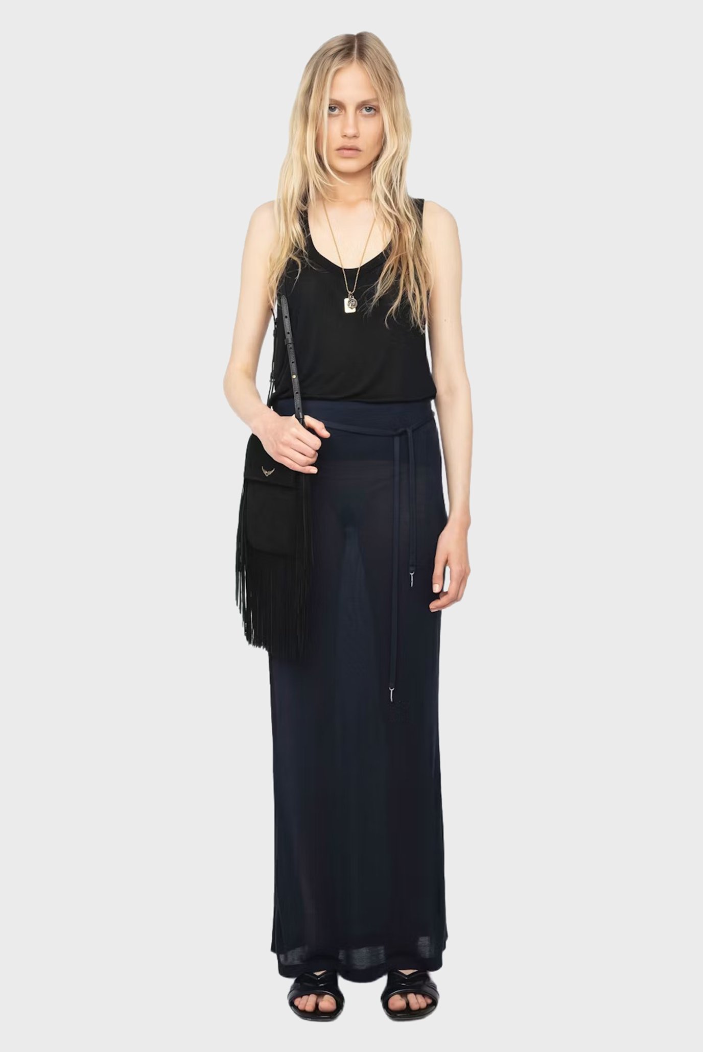 Женская темно-синяя юбка Giada Синий M ZADIG&VOLTAIRE JWSK01010_ENCRE Женская темно-синяя юбка Giada Синий M ZADIG&VOLTAIRE JWSK01010_ENCRE