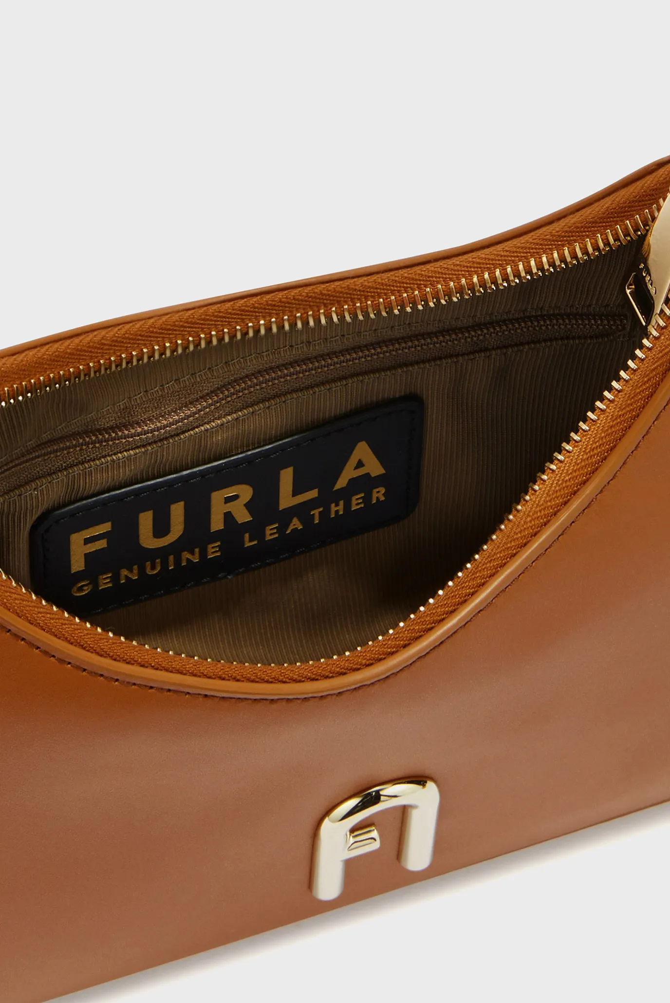 Жіноча руда шкіряна сумка 5