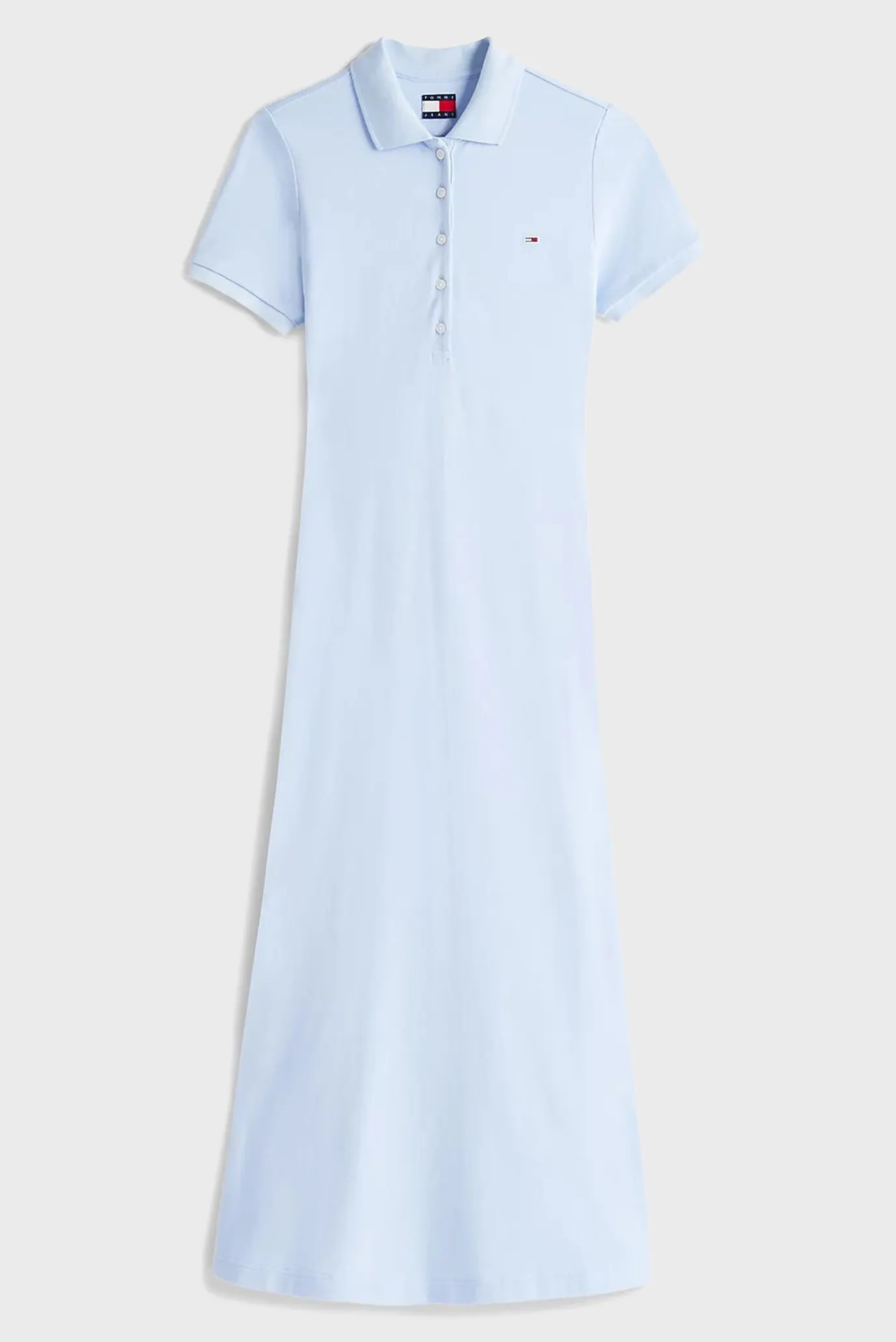 Жіноча блакитна сукня TJW MAXI POLO DRESS 5