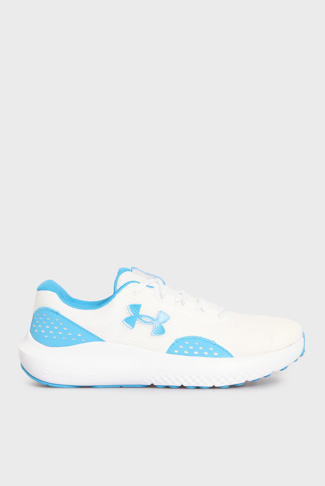 Мужские белые кроссовки UA Charged Surge 4 Белый 11 Under Armour 3027000-110 Мужские белые кроссовки UA Charged Surge 4 Белый 11 Under Armour 3027000-110