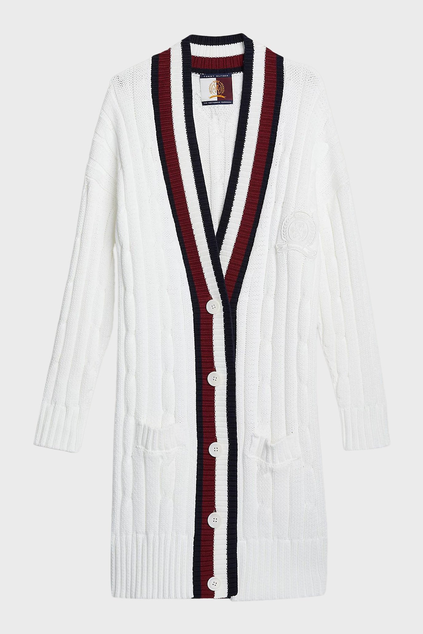Женское белое платье THC CC GLOBAL STP LT CARDI DRESS 1