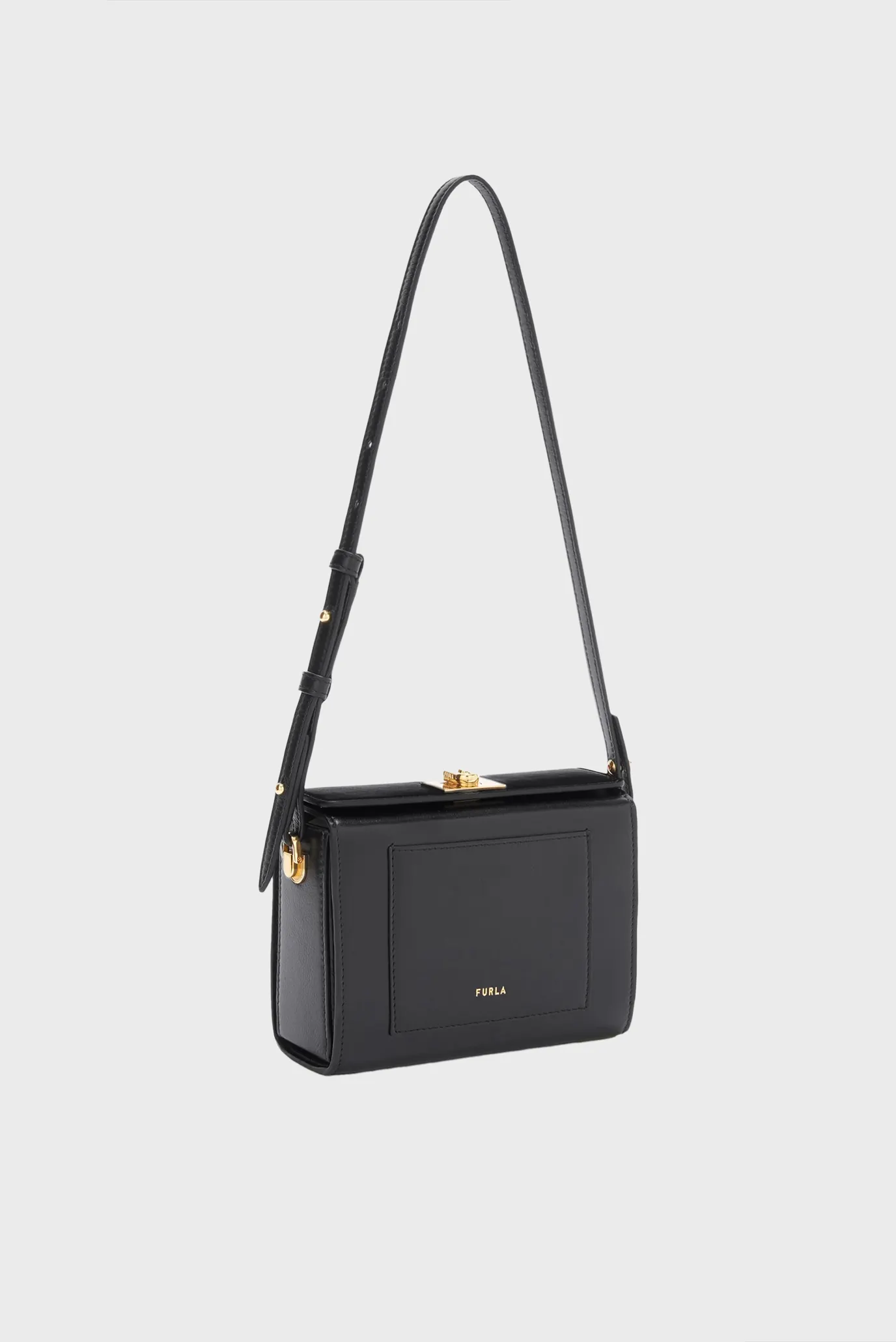 Женская черная кожаная сумка 1