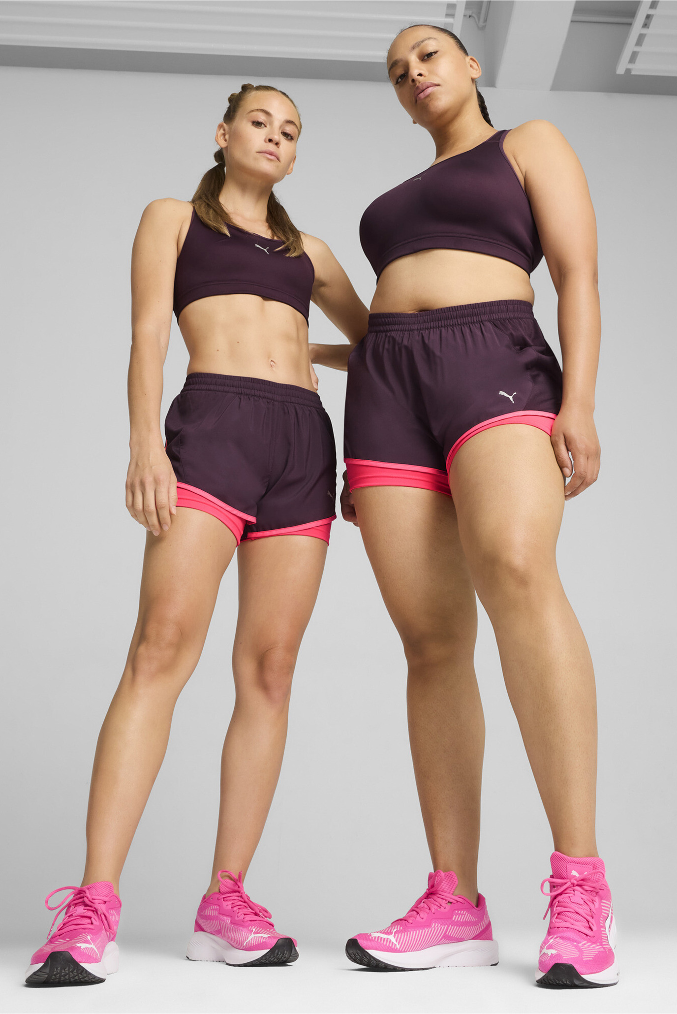 Женские фиолетовые шорты RUN FAV Velocity 2-in-1 Shorts Women 1