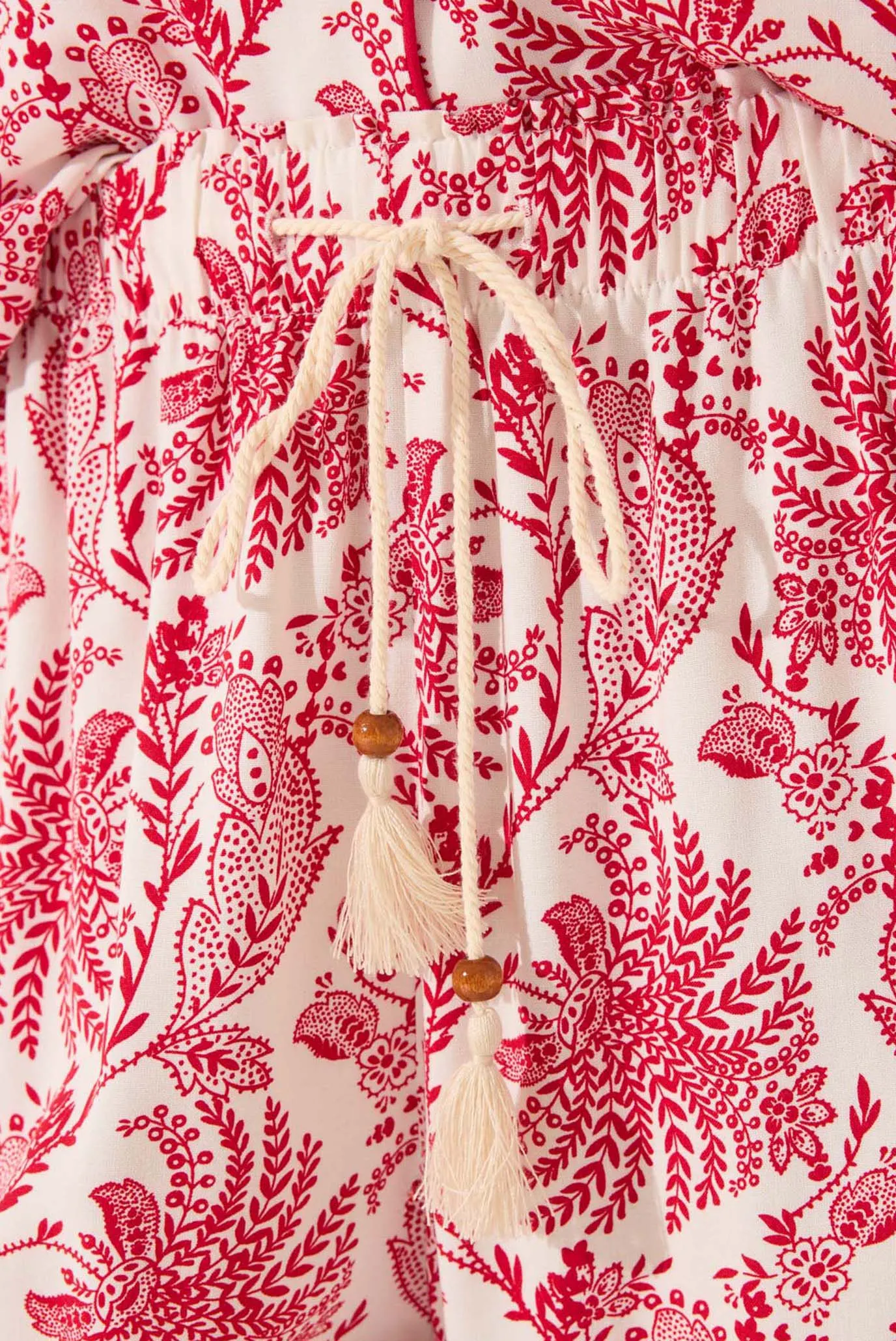 Жіноча біла піжама з візерунком (сорочка, брюки) 5