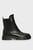 Женские черные кожаные ботинки Malou