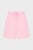 Женские розовые льняные шорты