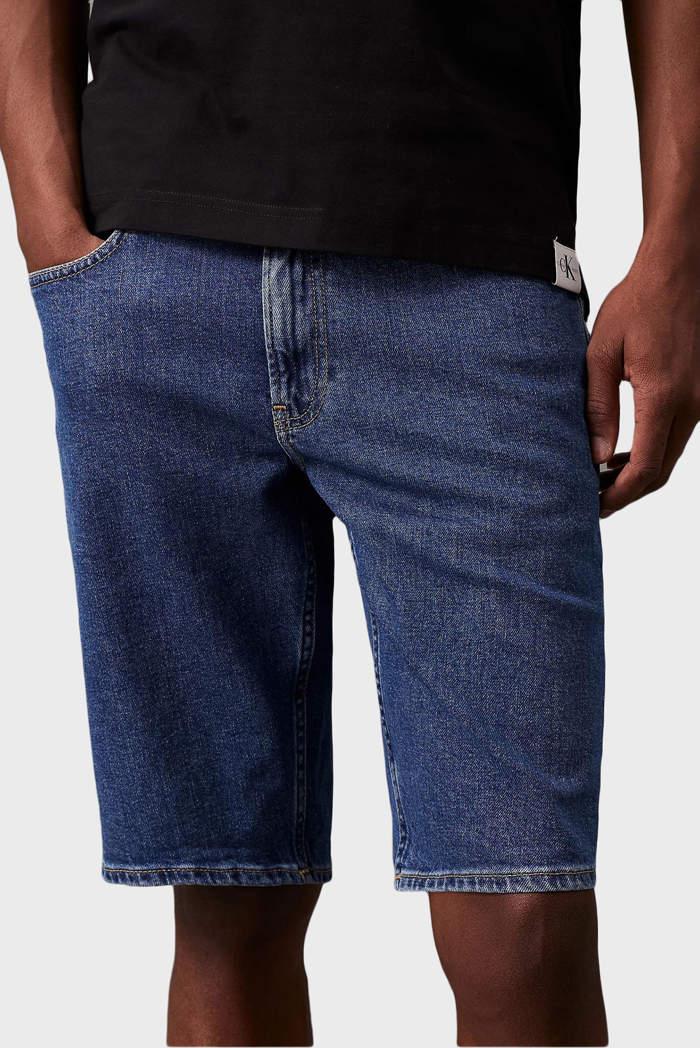 Чоловічі темно-сині джинсові шорти REGULAR SHORT CKUNFILTERED 1