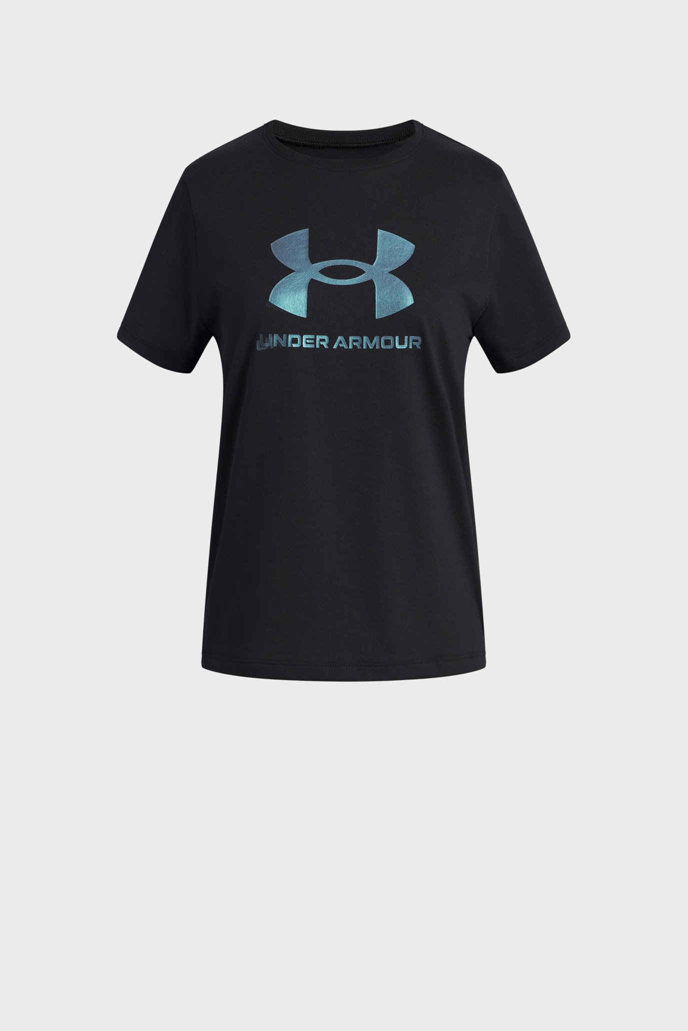 Детская черная футболка UA G Rival Shimmer SS Черный 8 Under Armour 6004129-001