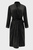 Жіночий чорний велюровий халат